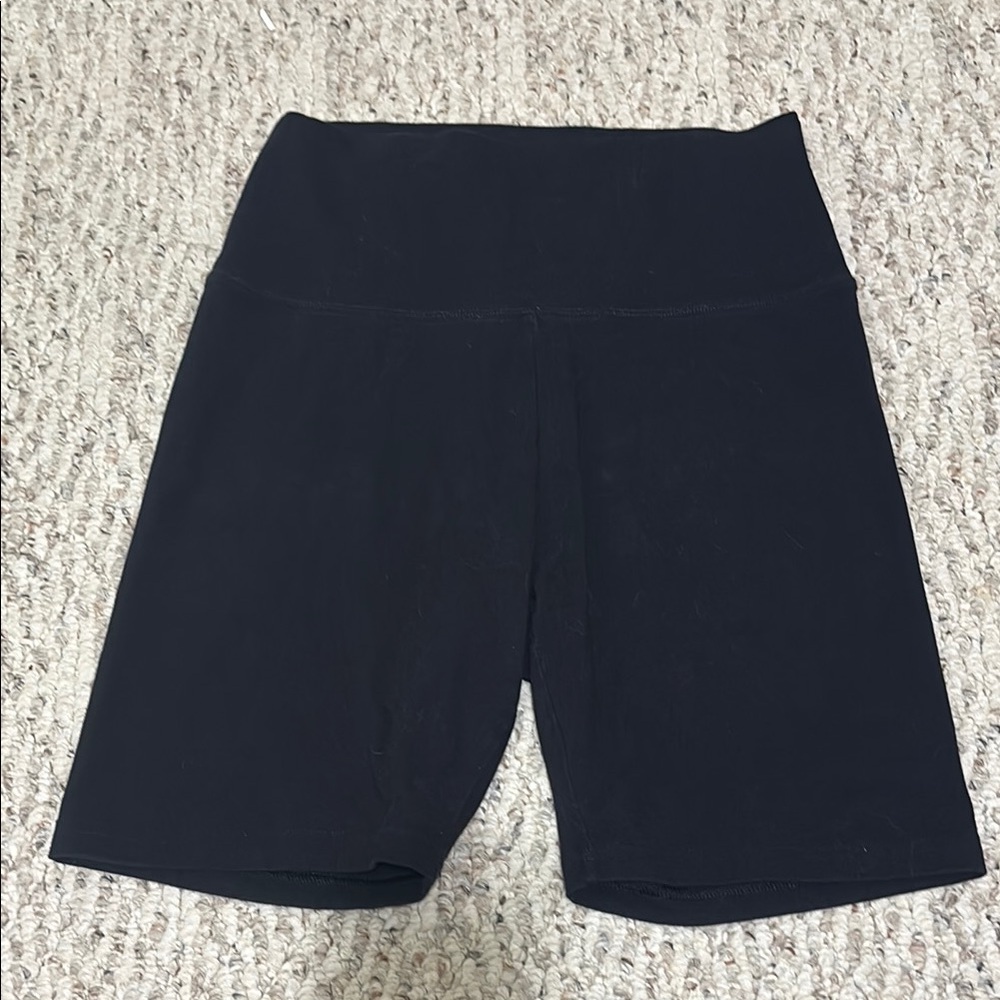 Aerie Black Bike Shorts with Elastic Waistband
